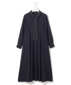 23区 【VERYコラボ】トリアセダブルジョーゼット つけ襟 ボウタイワンピース