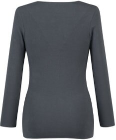 Wing あったかインナー 集中保温設計(背中部分) 綿100％(肌側) アウターにひびきにくい 【綿の贅沢ここちフラット 集中保温】 8分袖 長袖 秋 冬 EL4867 ウイング／ワコール