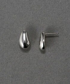Phoebe 〈金属アレルギー対応〉パフメタルピアス　シルバー/ニッケルフリー