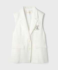 GRACE CONTINENTAL リネンタッチジレジャケット