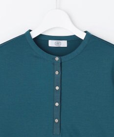 J.PRESS LADIES L ドライポンチ ヘンリーネック カットソー