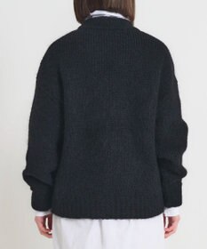 muuc 〈天然素材の上質なモヘヤ〉アルパカモヘヤ畦編みプルオーバー〈日本製〉