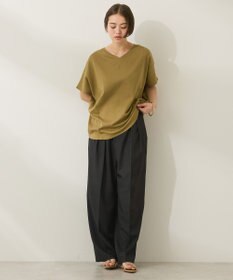 AMERICAN HOLIC 【接触冷感】フレンチスリーブコクーンプルオーバー