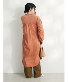 CRAFT STANDARD BOUTIQUE コーデュロイリブ付きワンピース