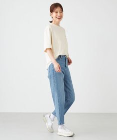 SHARE PARK LADIES センタープレスストレートデニム