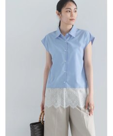 Te chichi レースヘムドッキングシャツ