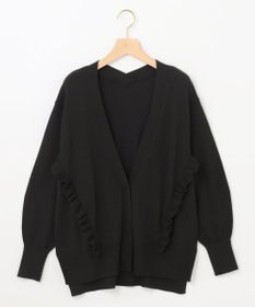 組曲 【WEB限定】サイドフリルカーディガン