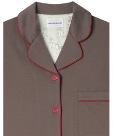 une nana cool 【綿100%】60/2 やわらか天竺 半袖開襟パジャマ MADE WITH LIBERTY FABRIC