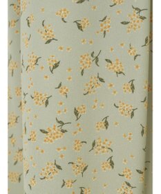 earth music&ecology キンモクセイ柄フレアスカート