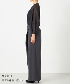 NAVE 【Nave・洗える】スパントロ ワイドラップパンツ