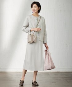 J.PRESS LADIES L 【洗える】Hari-Puru jersey カーディガン