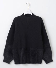 ANY SIS 【洗える】グラデーションフェザー ニット