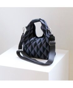 UNBILLION カシュカシュ cachecache ジャガード柄2wayショルダーバッグ