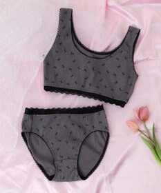 WEGO 【ハーフトップ＆ショーツセット】Liliane　Ciel　リボンドット