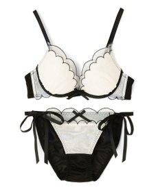 San-ai Resort（三愛水着楽園） シアードットチュール　ブラジャー＆ショーツセット【northerly】