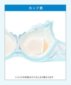 WACOAL 【夏めくブラ】 ブラジャー メッシュ素材(カップ) 吸汗速乾(肌側カップサイド・パッド受け・ワイヤーループ) 背中すっきり レディース BRB465 /ワコール