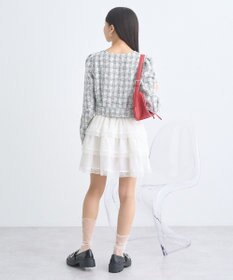 earth music&ecology ティアードレースミニスカート