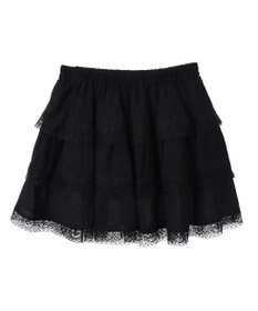earth music&ecology ティアードレースミニスカート