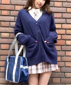 WEGO 【SCHOOL ITEM】ニットカーディガン