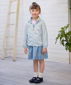 ANY KIDS 裾ペプラム 花柄 ブルゾン