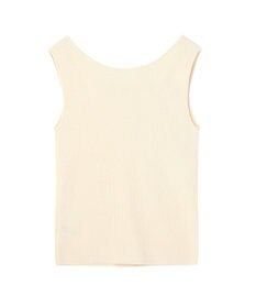 YECCA VECCA 2wayスクエアノースリーブニット