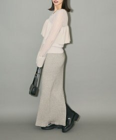 Green Parks ボレロ付ニットワンピース