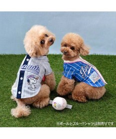 PET PARADISE スヌーピー ベースボール Ｔシャツ 《グレー》 小型犬