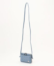 LA BAGAGERIE 【レザー×ステッチ】スクエアマルチポシェット