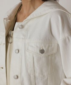 GRACE CONTINENTAL フードジップデニムジャケット