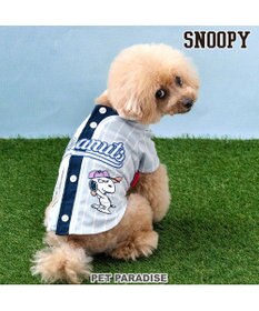 PET PARADISE スヌーピー ベースボール Ｔシャツ 《グレー》 小型犬