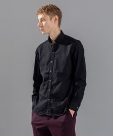 JOSEPH HOMME アロージャガードストレッチ　ウイングカラーシャツ