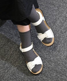 Pointer 本革 甲幅調整 超軽量マジックテープ付きサンダル