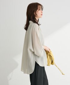 Green Parks 開襟シアーシャツジャケット