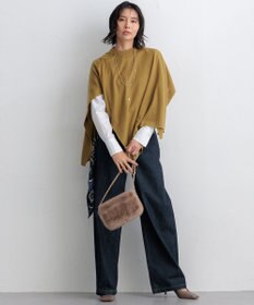 23区 フェイクファー ショルダーバッグ