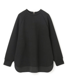 UNFILO L 【野呂佳代さん着用】BEAUTY FORM JERSEY バックZIPプルオーバー