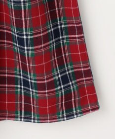 ANY KIDS チェック柄 ドッキング ワンピース