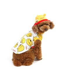 PET PARADISE ディズニー くまのプーさん バケットハット付き Tシャツ 小型犬