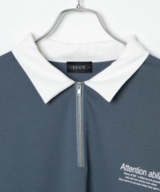 WEGO ドルマンポンチハーフジップロンT