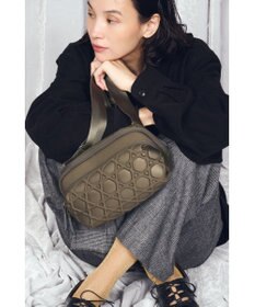 MIYABIYA 【撥水加工】篭目大柄エンボスボンディング2wayショルダー