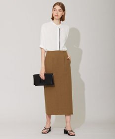 ICB コットンリネンキャンバス スカート