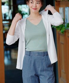 Tiaclasse 【おのののかさん着用】TCデニム切替ワイドストレートパンツ
