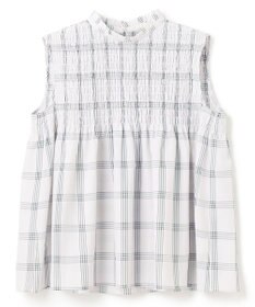 UNFILO 【WEB限定】シアーシャーリングブラウス