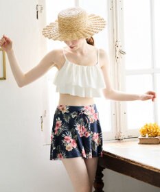 San-ai Resort（三愛水着楽園） 【SALE】フリルトップス３点セット　9M　【San-ai Resort（サンアイリゾート）】