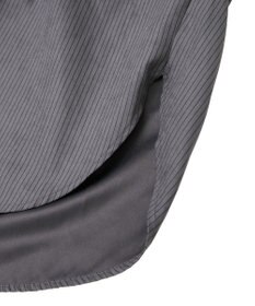 Green Parks シルキータッチストライプシャツ