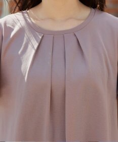 Tiaclasse 【UVケア・接触冷感】“あまラク” シフォンフレアスリーブカットソーチュニック