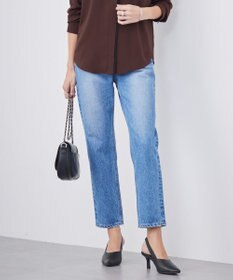 ICB L 【洗える】 ウォーターリサイクルテーパードデニム