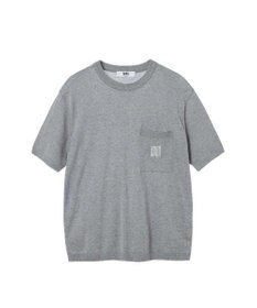 DAKS DDロゴポケットニットTシャツ