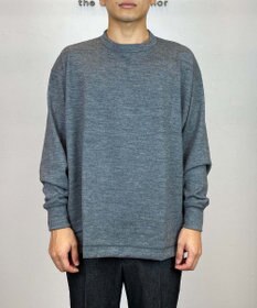 KASHIYAMA 【ウォッシャブル】ウールジャージークルーネックニット