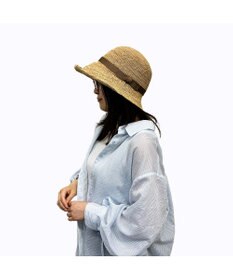 林八百吉商店 un chapeau　エッジアップラフィアハット