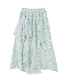 Green Parks 花柄イレヘムボリュームスカート